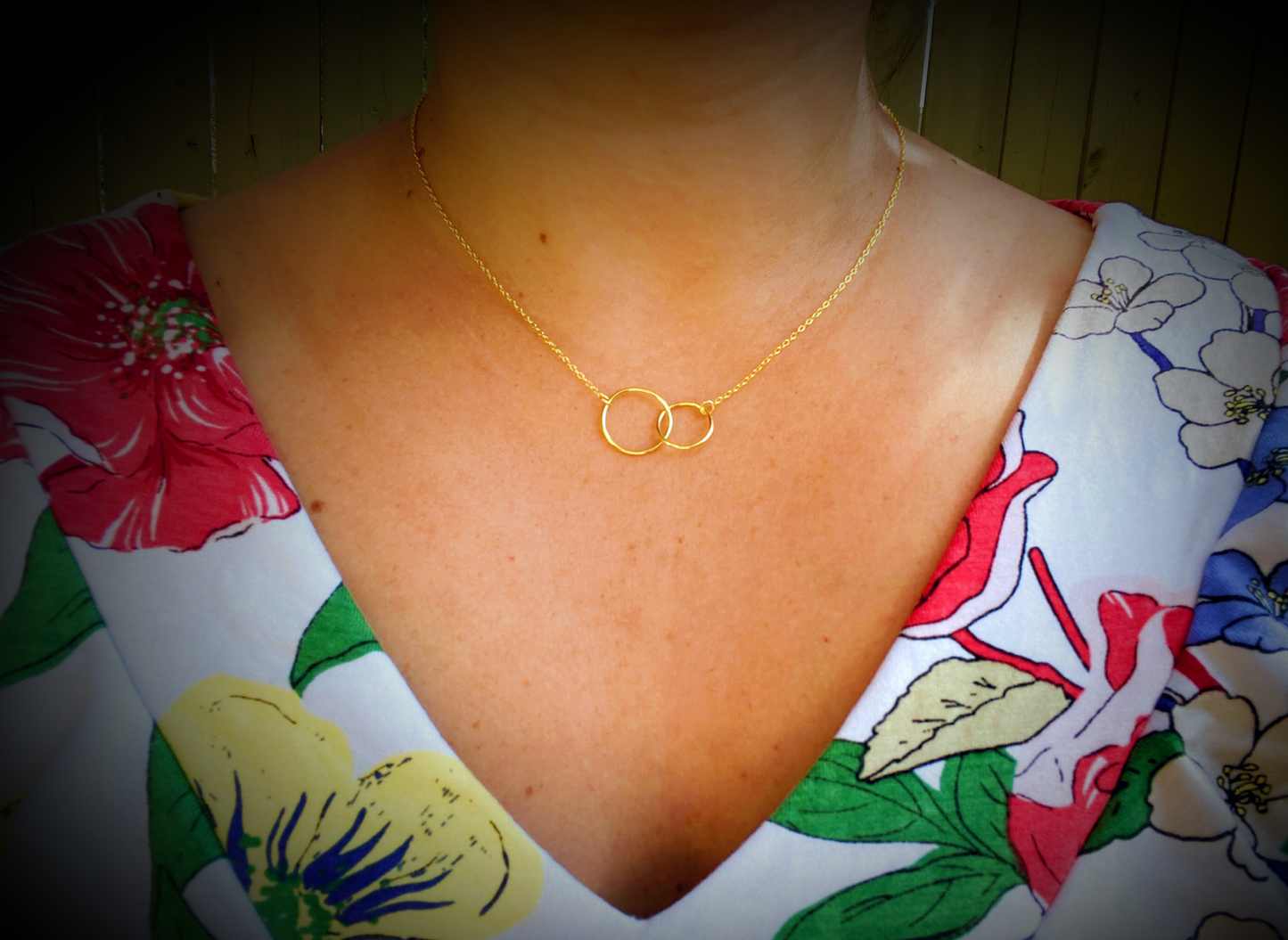 Interlocking Circles Necklace