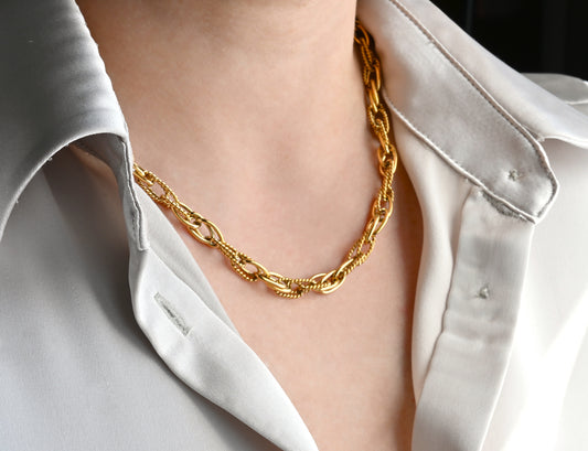 Oval Link Chain Necklace