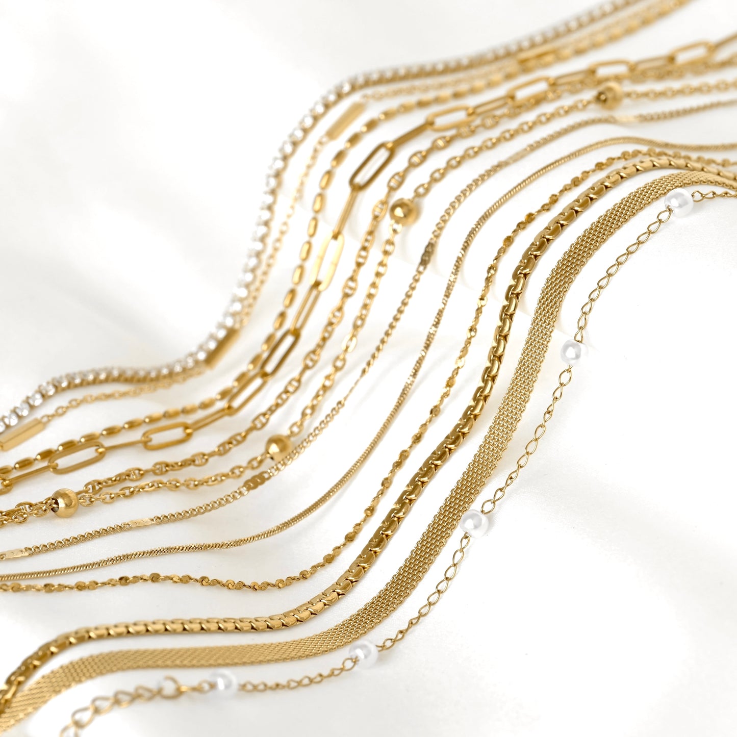 Specialty Chain Necklaces - Stainless Steel Layering Chains