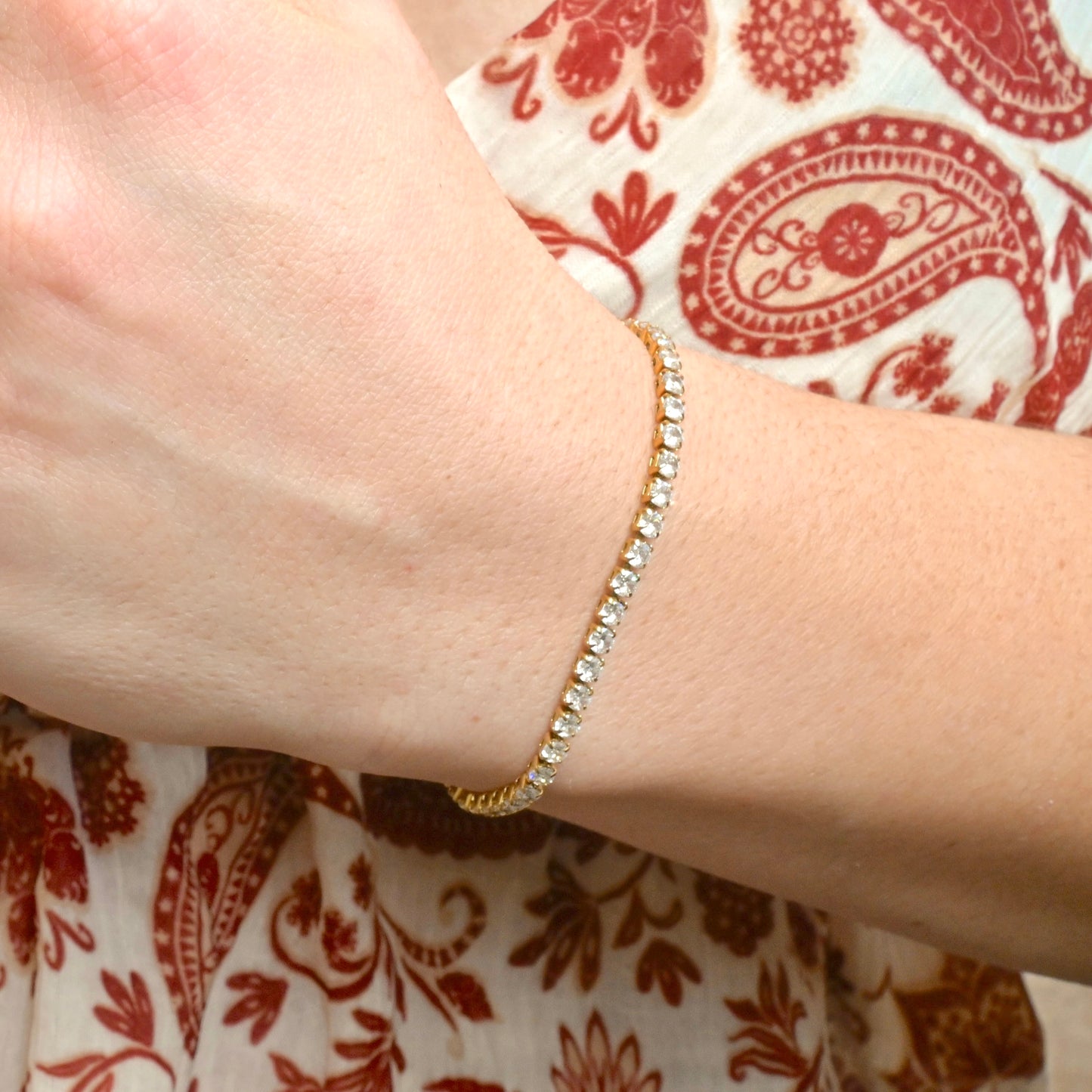 Everyday Stacking Bracelets - Stainless Steel Gold Chains