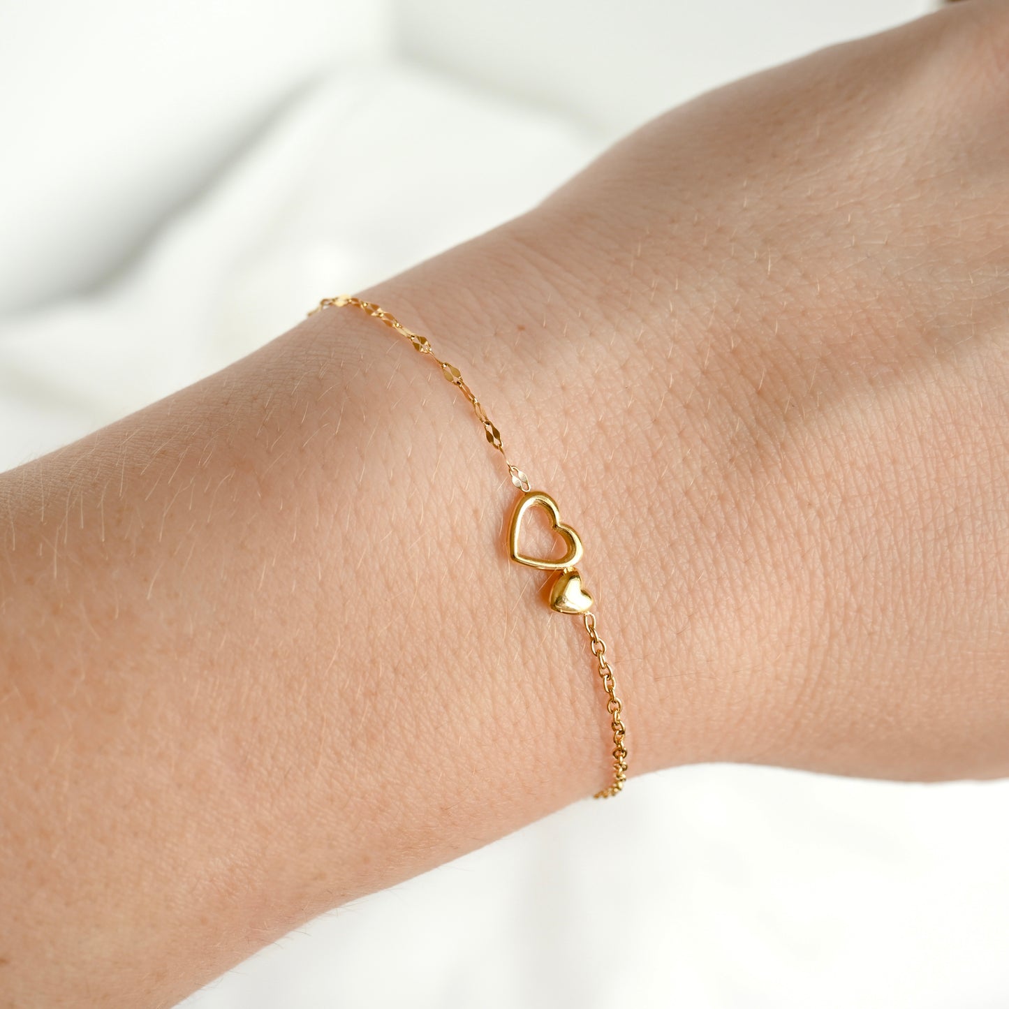 Everyday Gold Charm & Chain Bracelets - Stainless Steel