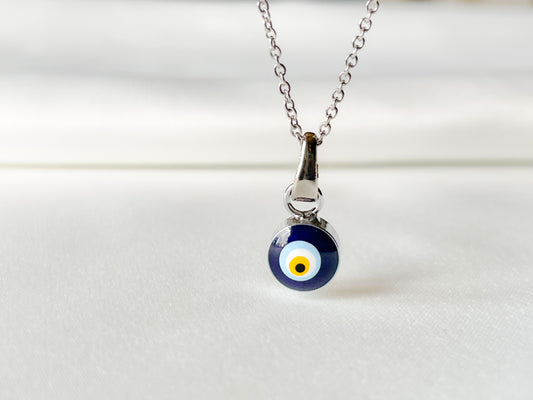 Evil Eye Enamel Necklace