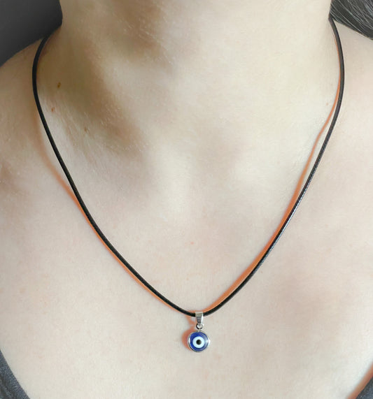 Black Evil Eye Necklace