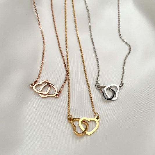 Interlocking Hearts Necklace