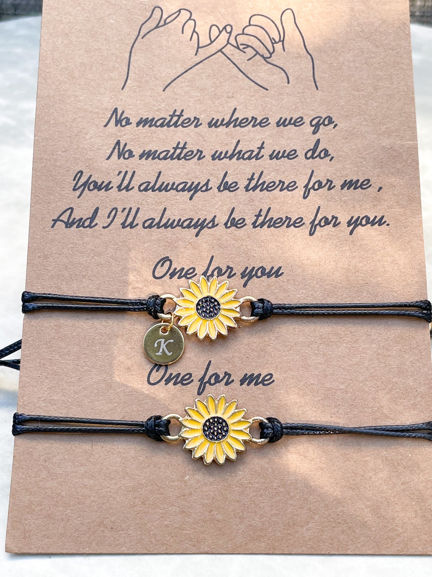 Sunflower Bracelet Set