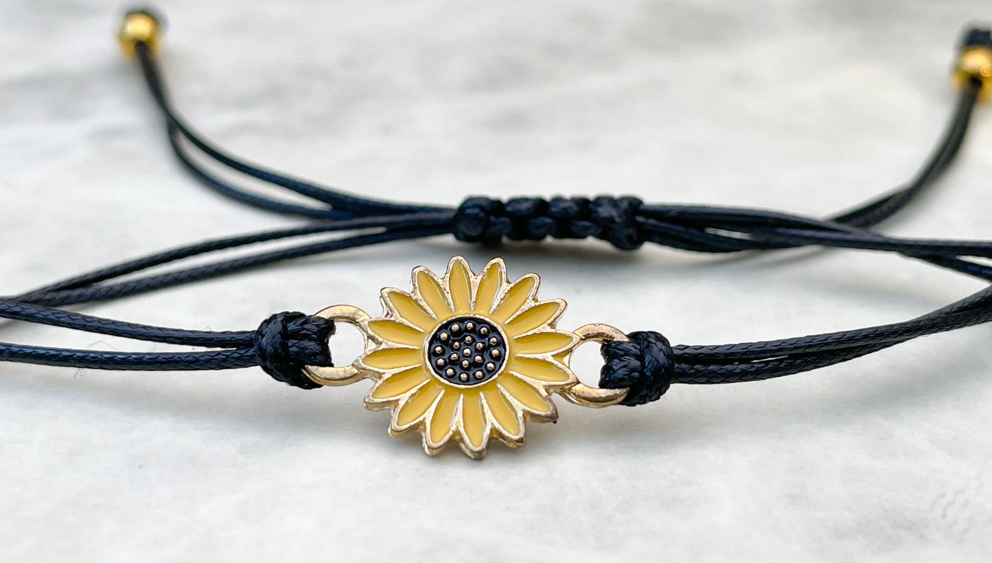 Sunflower Bracelet Set