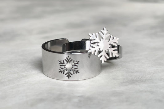 Snowflake Ring Set