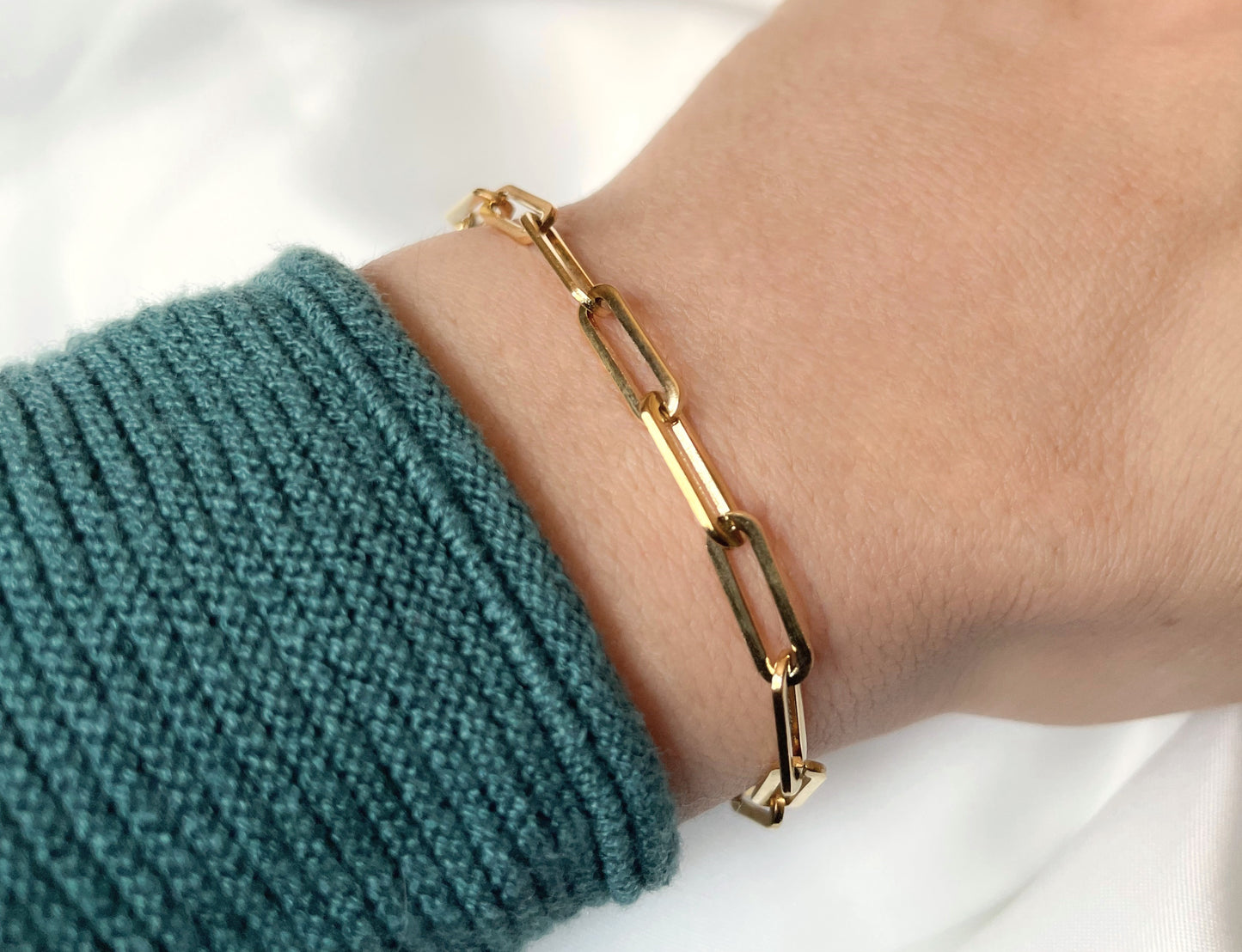 Bold Paperclip Bracelet