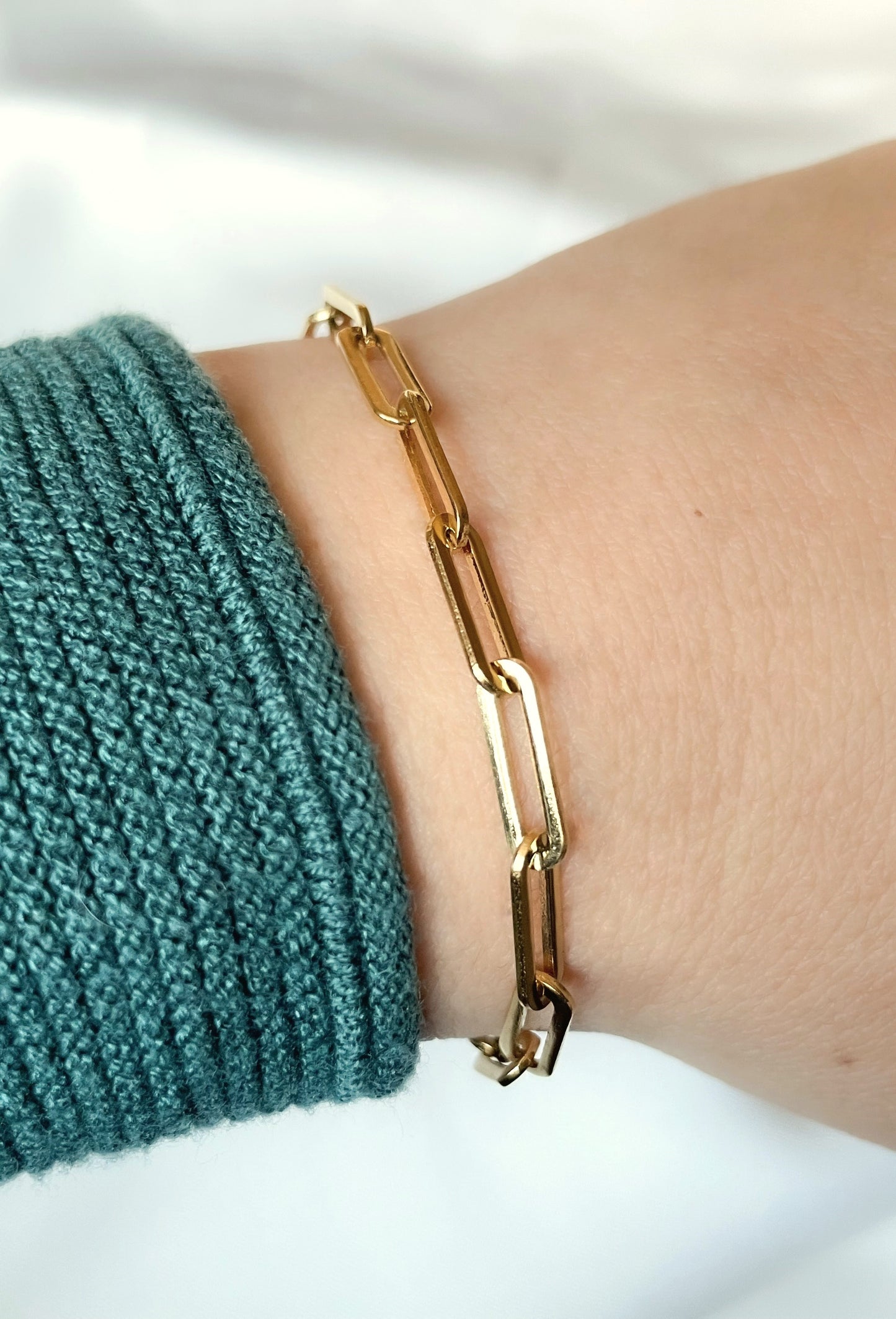 Bold Paperclip Bracelet