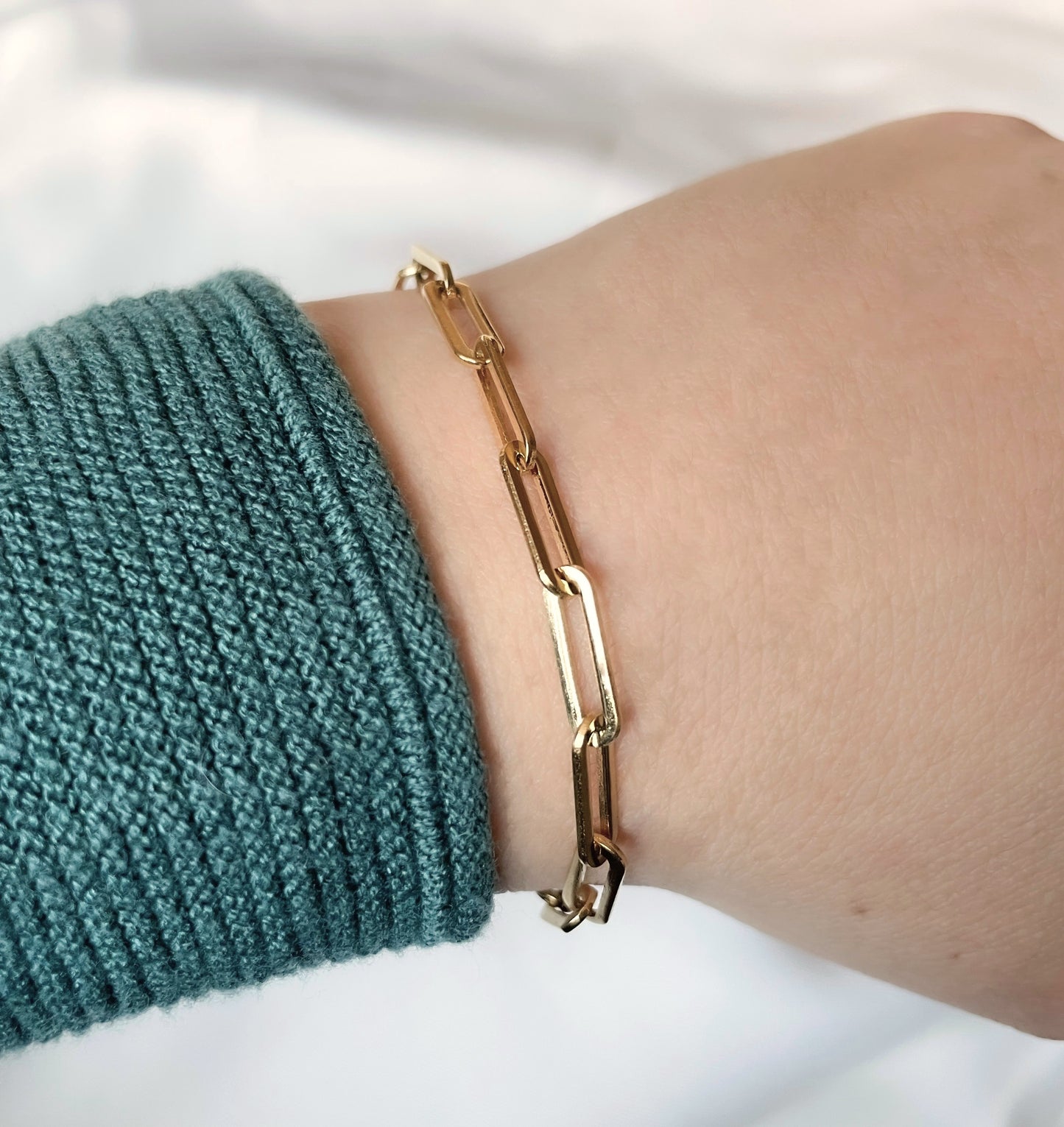 Bold Paperclip Bracelet