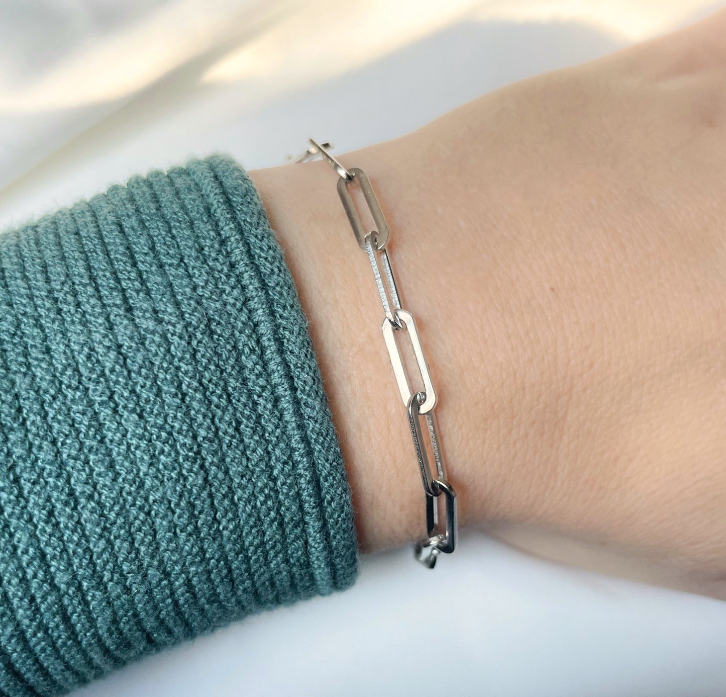 Bold Paperclip Bracelet