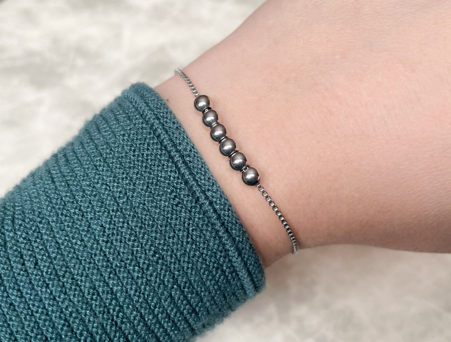 Silver Ball Bracelet