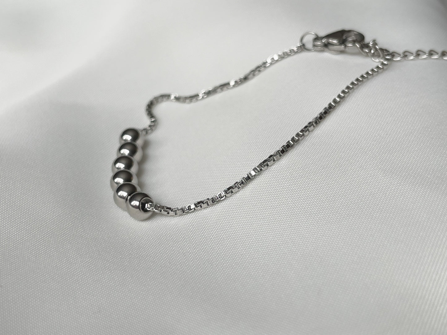 Silver Ball Bracelet