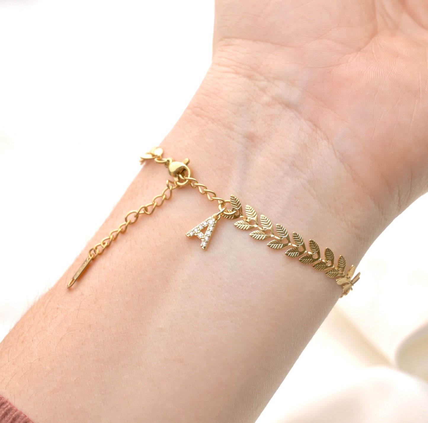 Everyday Stacking Bracelets - Stainless Steel Gold Chains