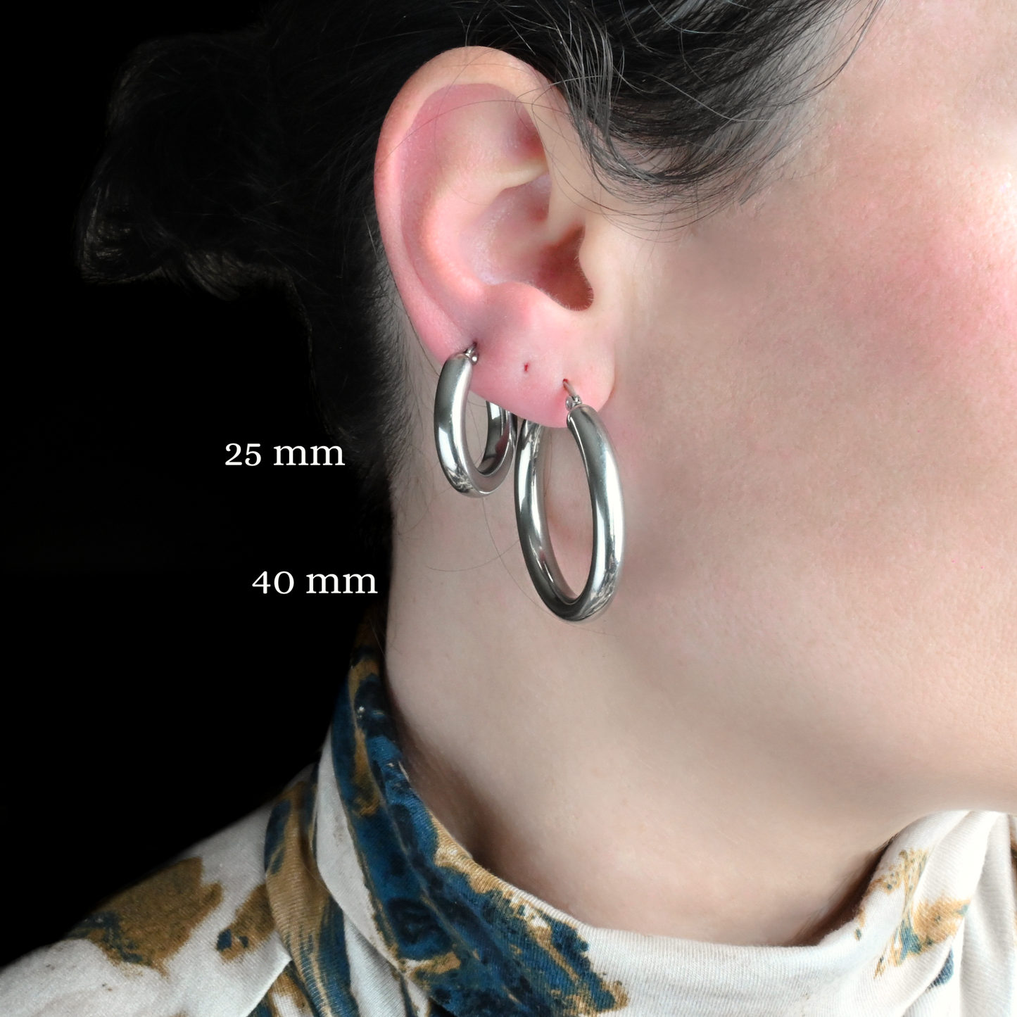 4.5mm Large Tunnel Hoops