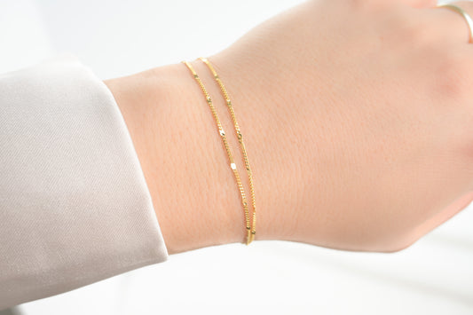 Sequin Curb Bracelet