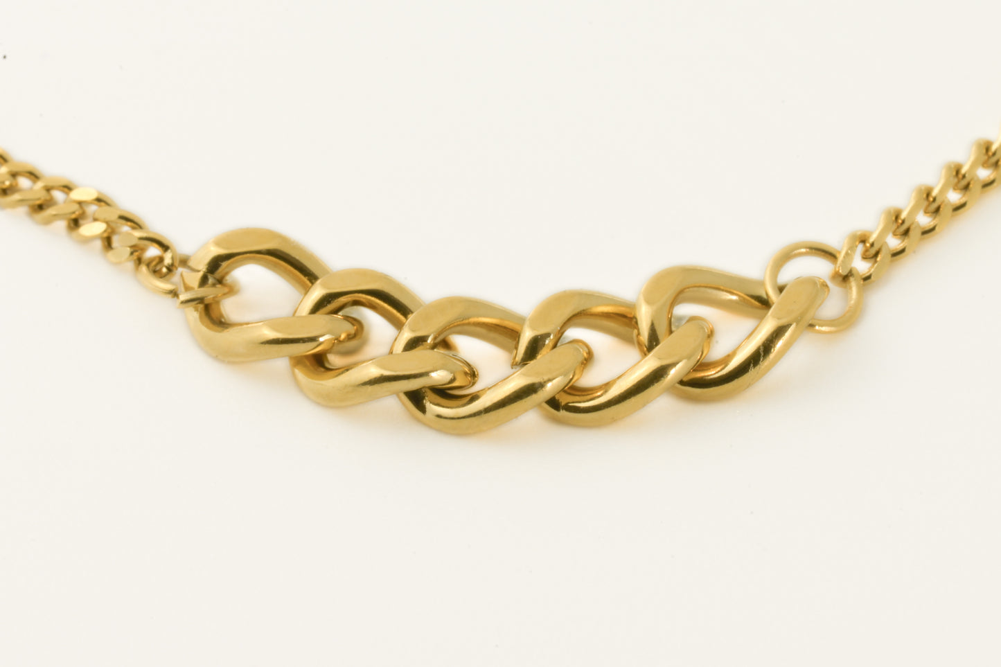 Mixed Curb Link Bracelet