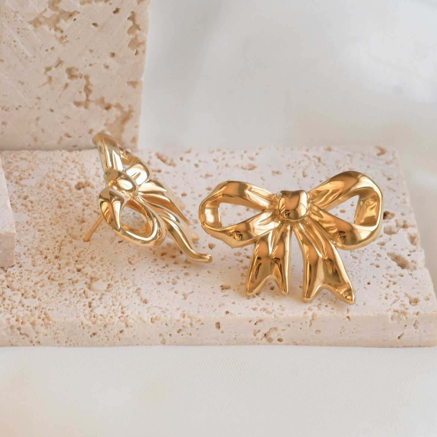 Oversized Bow Tie Earrings