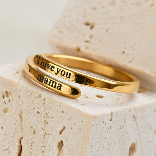 Engraved Wrap Ring