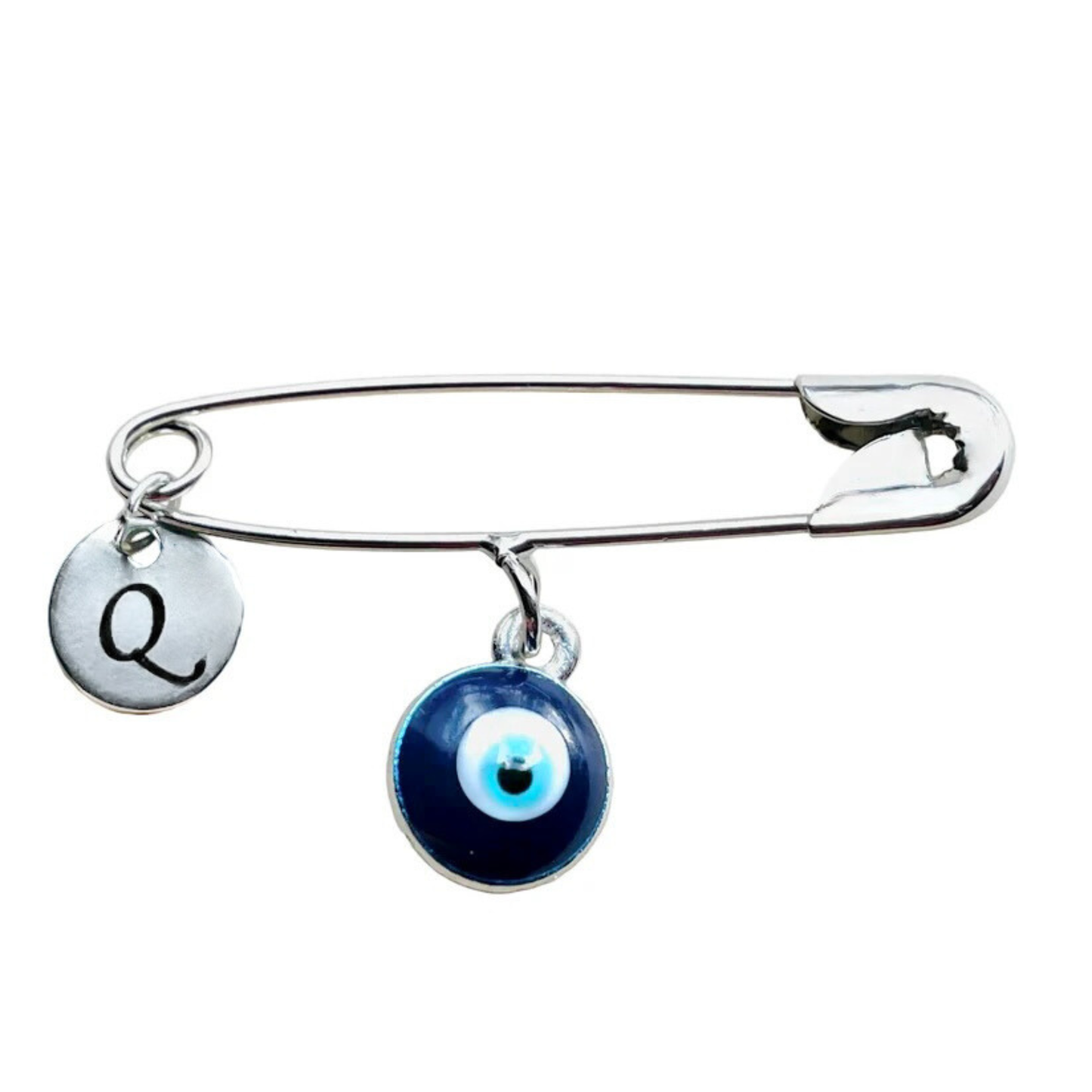 Personalized Evil Eye Brooch
