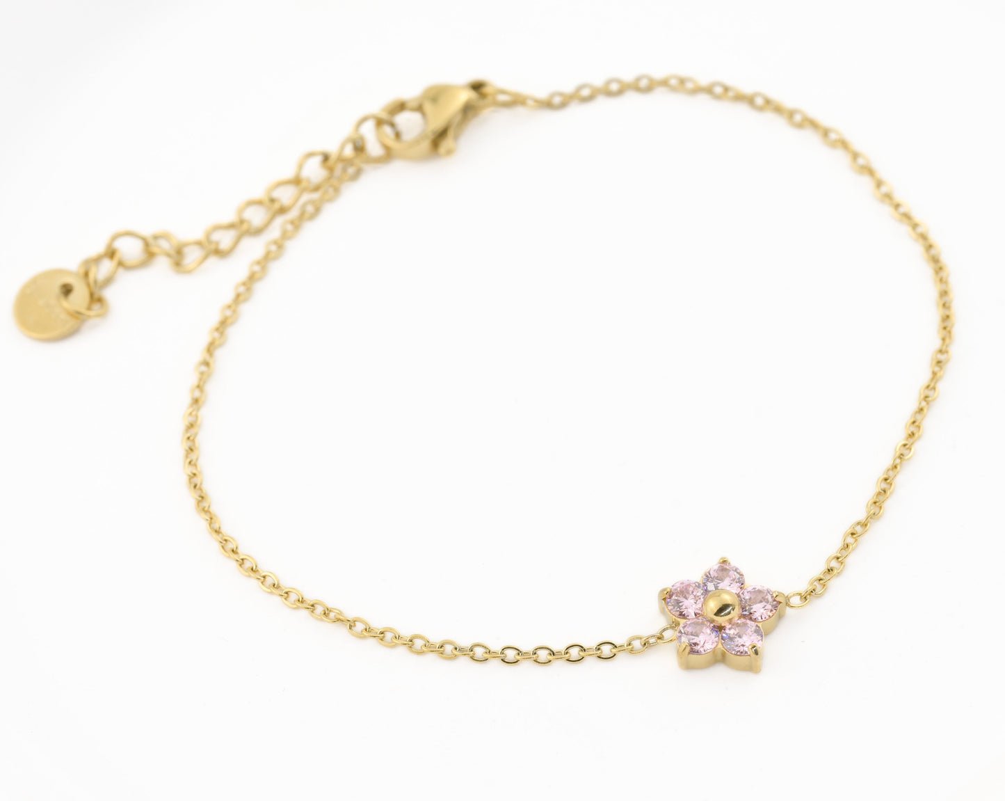 Diamond Flower Bracelet