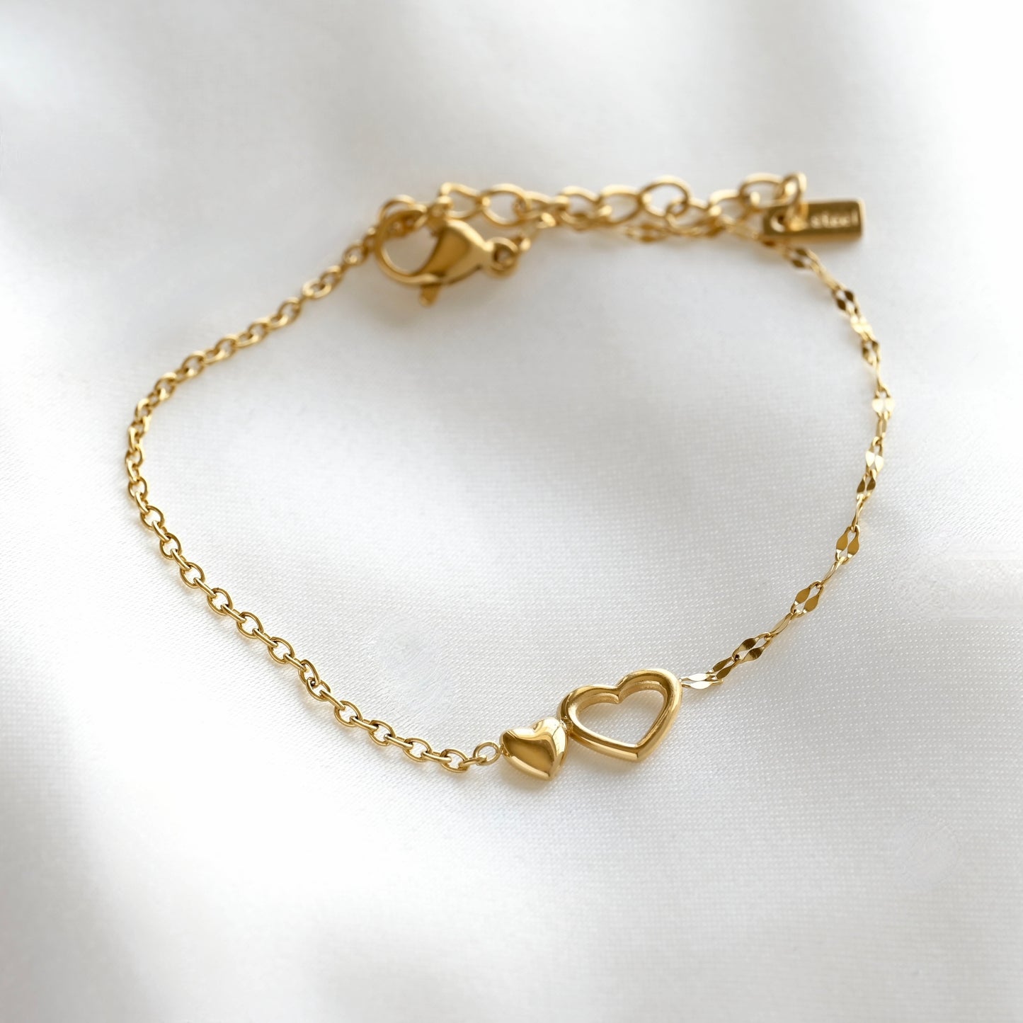 Everyday Gold Charm & Chain Bracelets - Stainless Steel