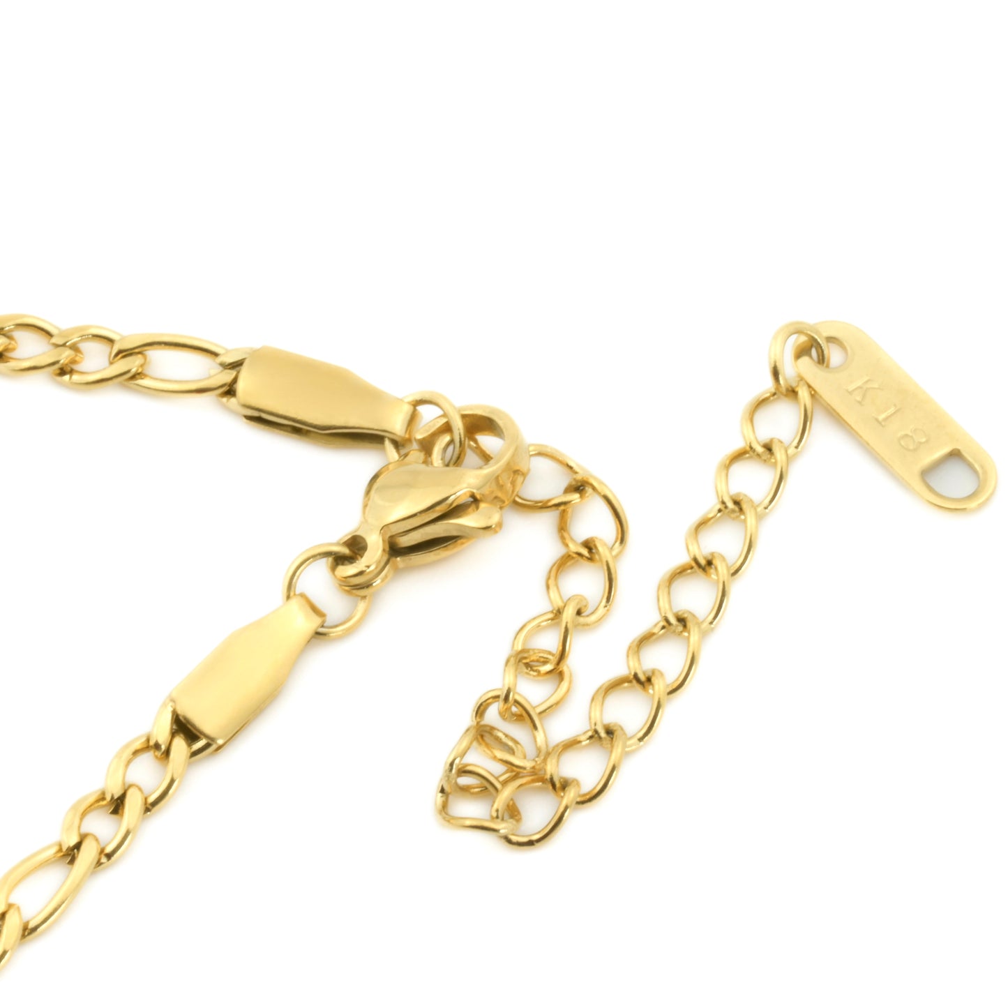 Dainty Figaro Chain Necklace - Stainless Steel