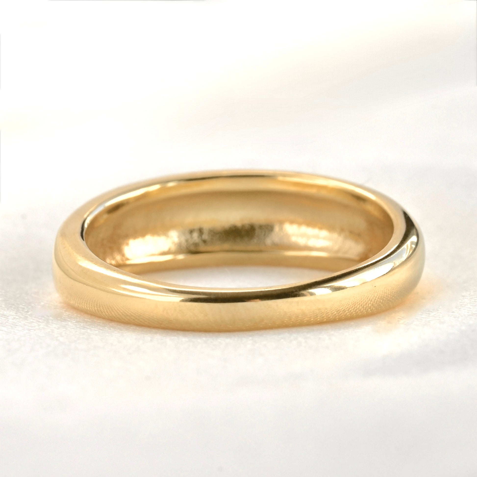 Thinner back side of the dome ring