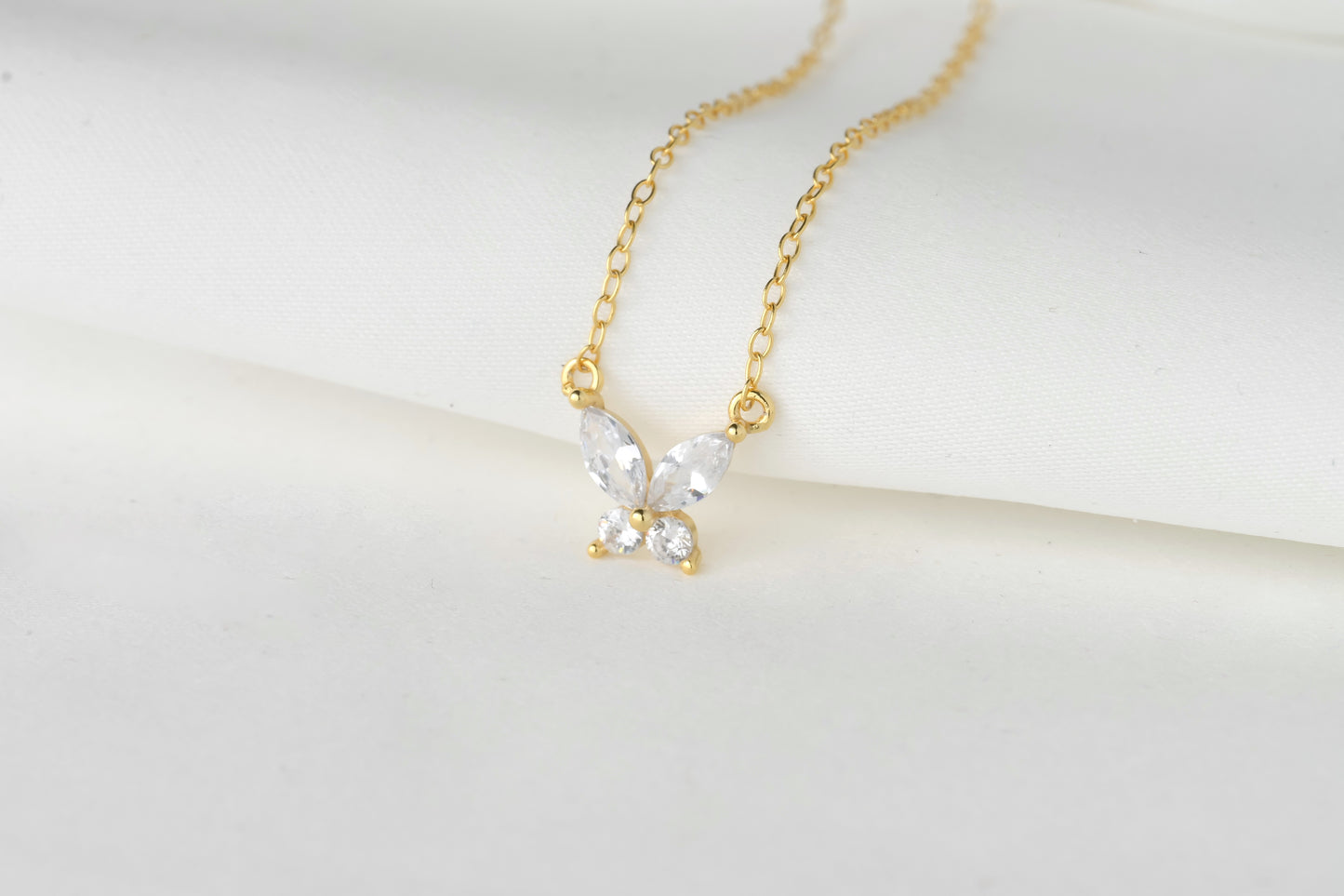 Marquise Butterfly Necklace