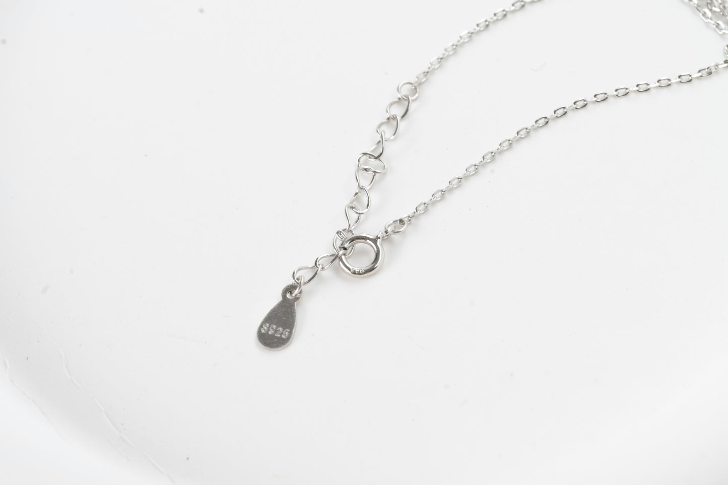 Silver Coin Charm Necklace