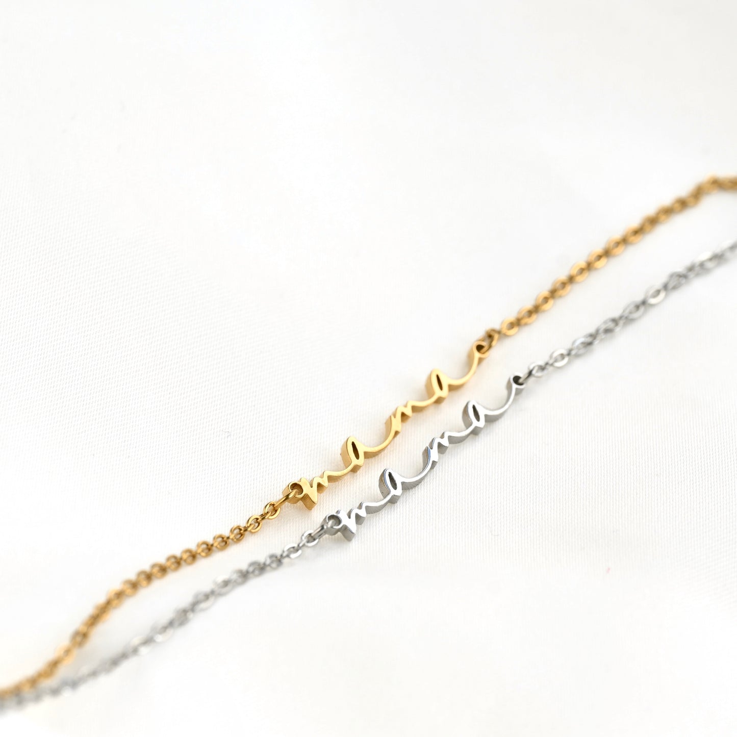 Dainty Mama Bracelet - Stainless Steel Mother's Day Jewelry