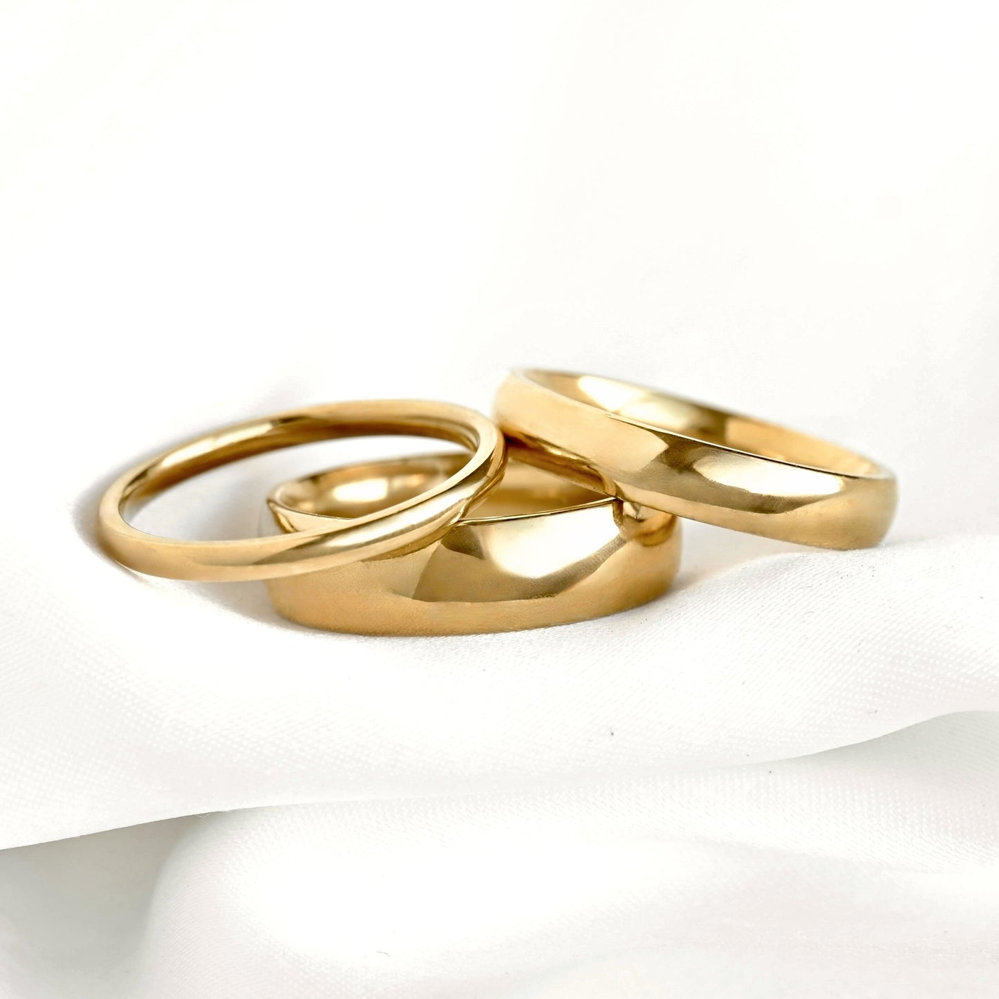 Classic Dome Bands - 2mm 4mm & 6mm - Stainless Steel