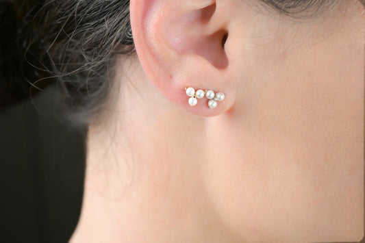 Pearl Cluster Studs