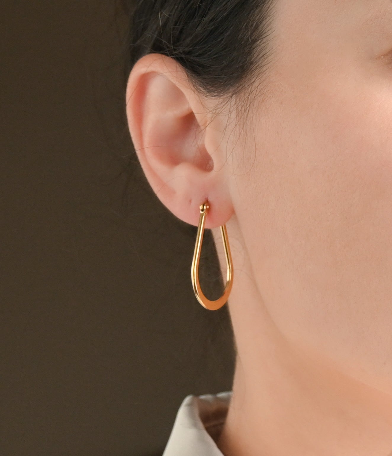 Dainty Tear Drop Hoops