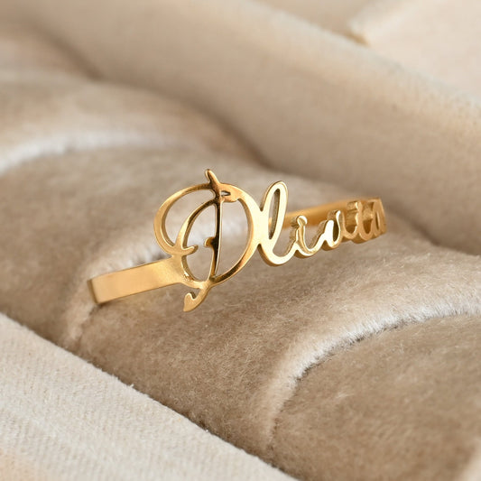 Custom Name Ring