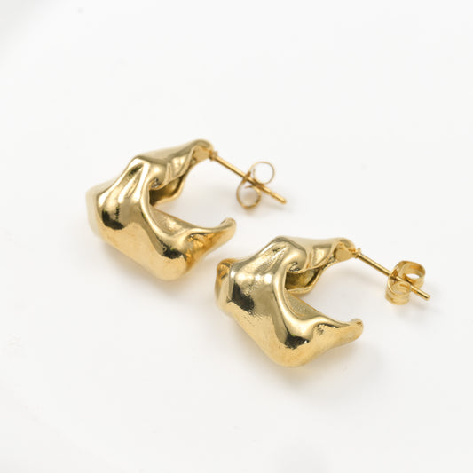 Bold Figure Drop Earrings