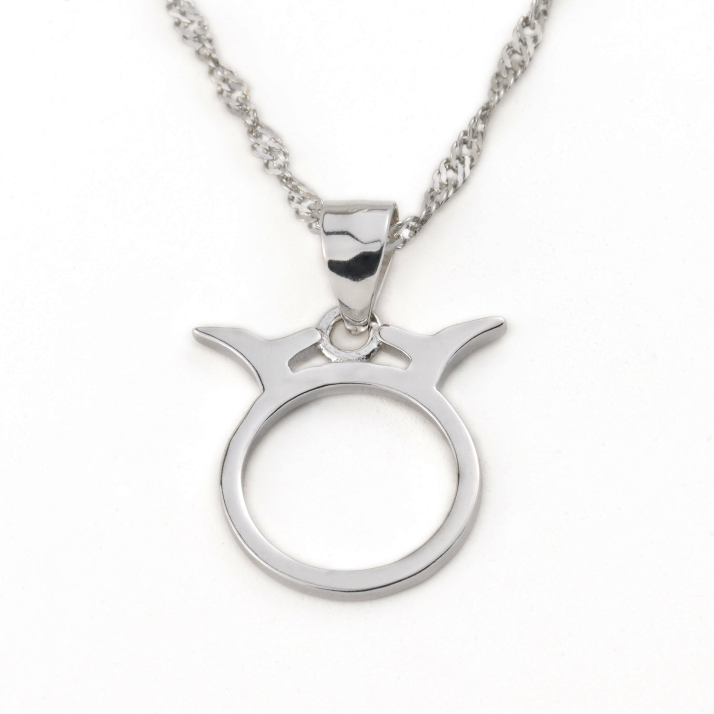 Silver Zodiac Necklace - Zodiac Pendant Necklace