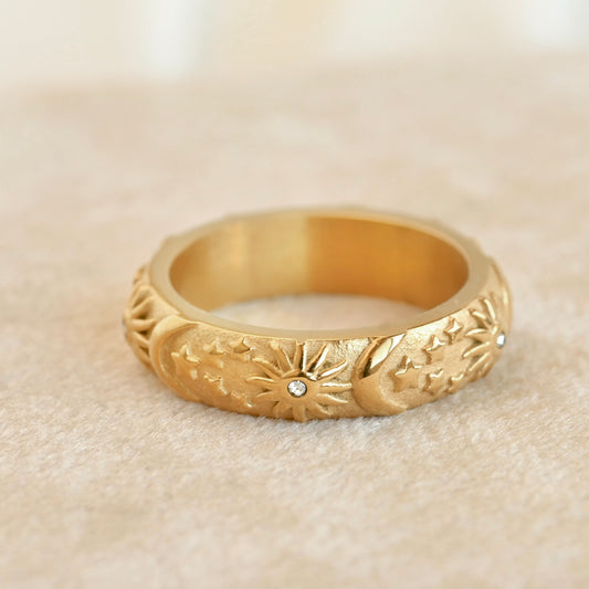 Sun, Moon and Stars Ring