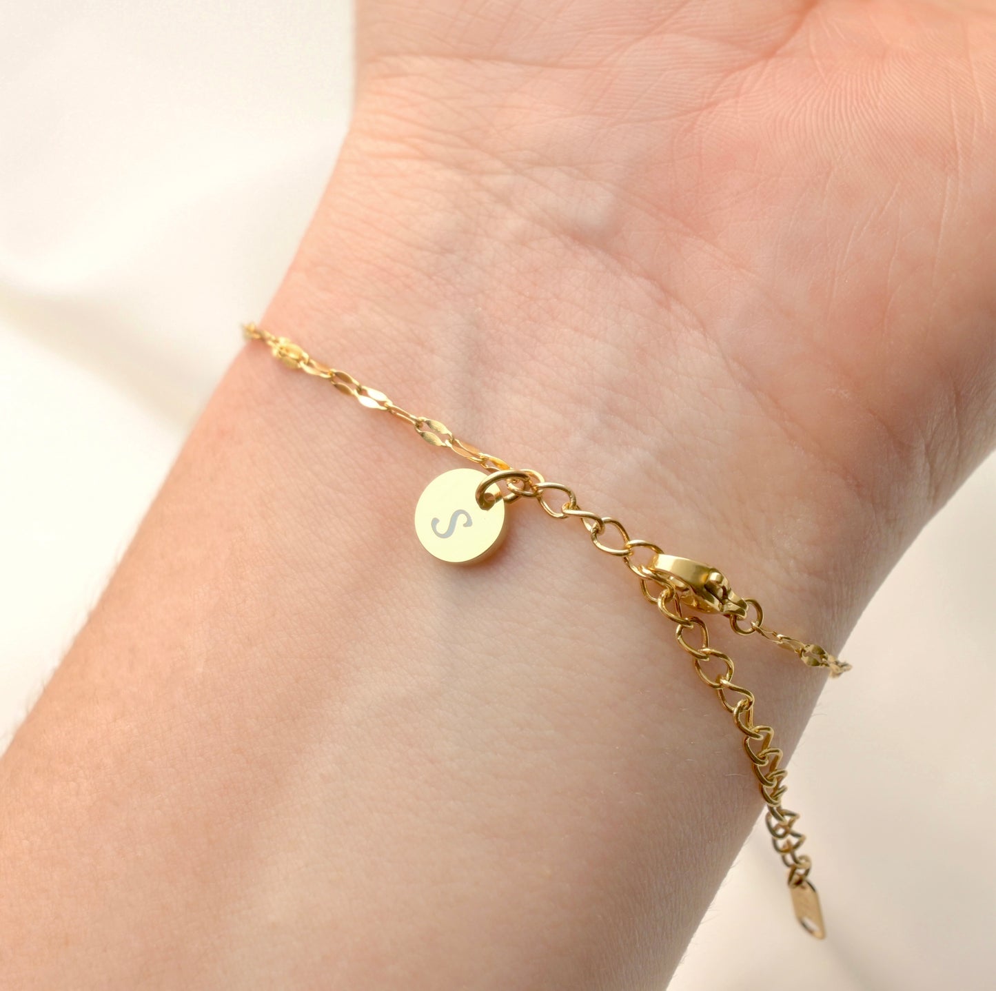Dainty Gold  Bracelets, Choice of 9 Styles, Waterproof 18K Gold Plated Stainless Steel Bracelet Stack, 5" to 8"