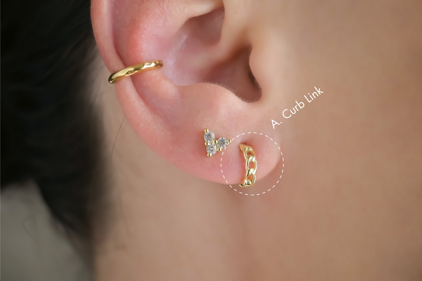 Small Huggie Earrings