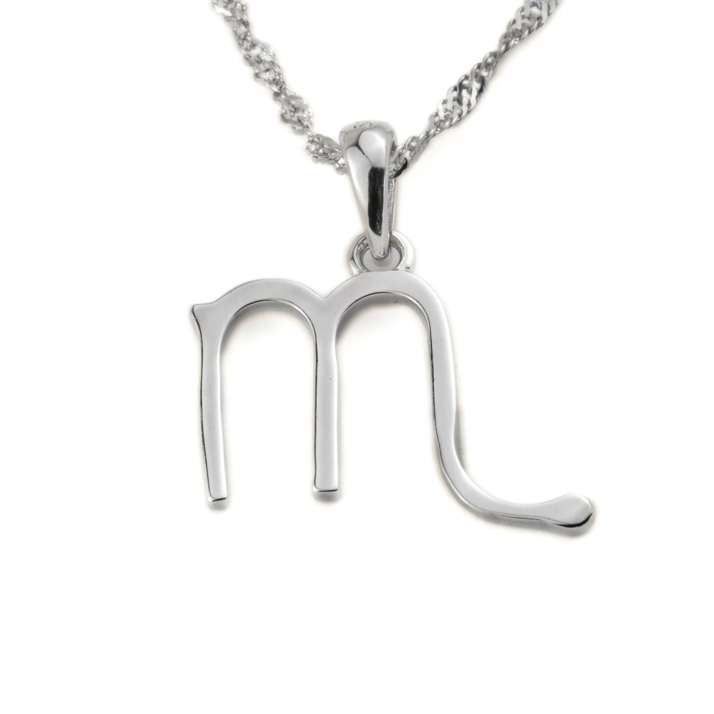Silver Zodiac Necklace - Zodiac Pendant Necklace
