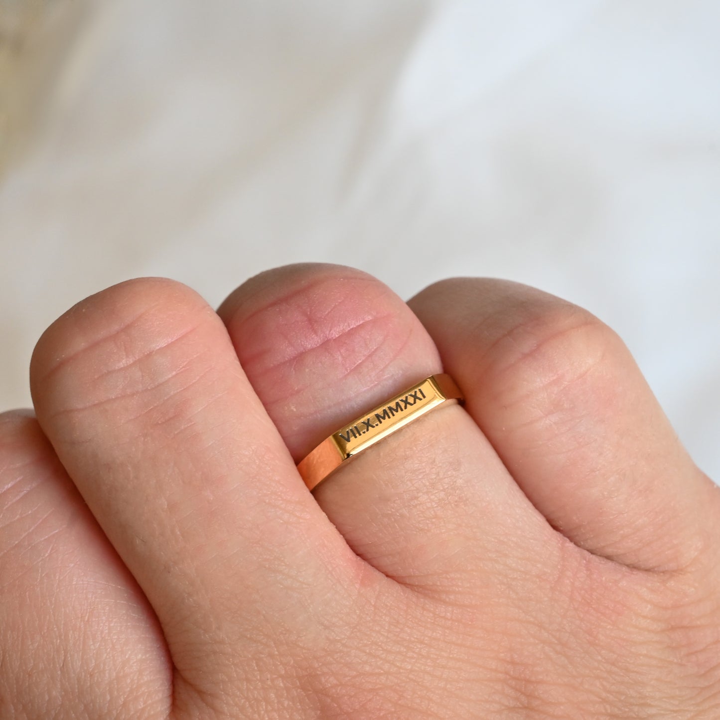 Slim Signet Ring