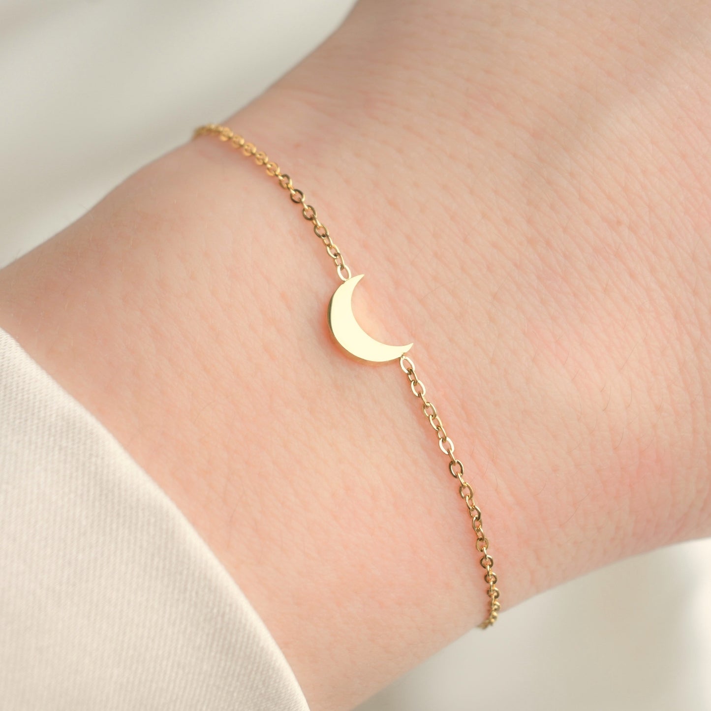 Moon and Star Bracelet