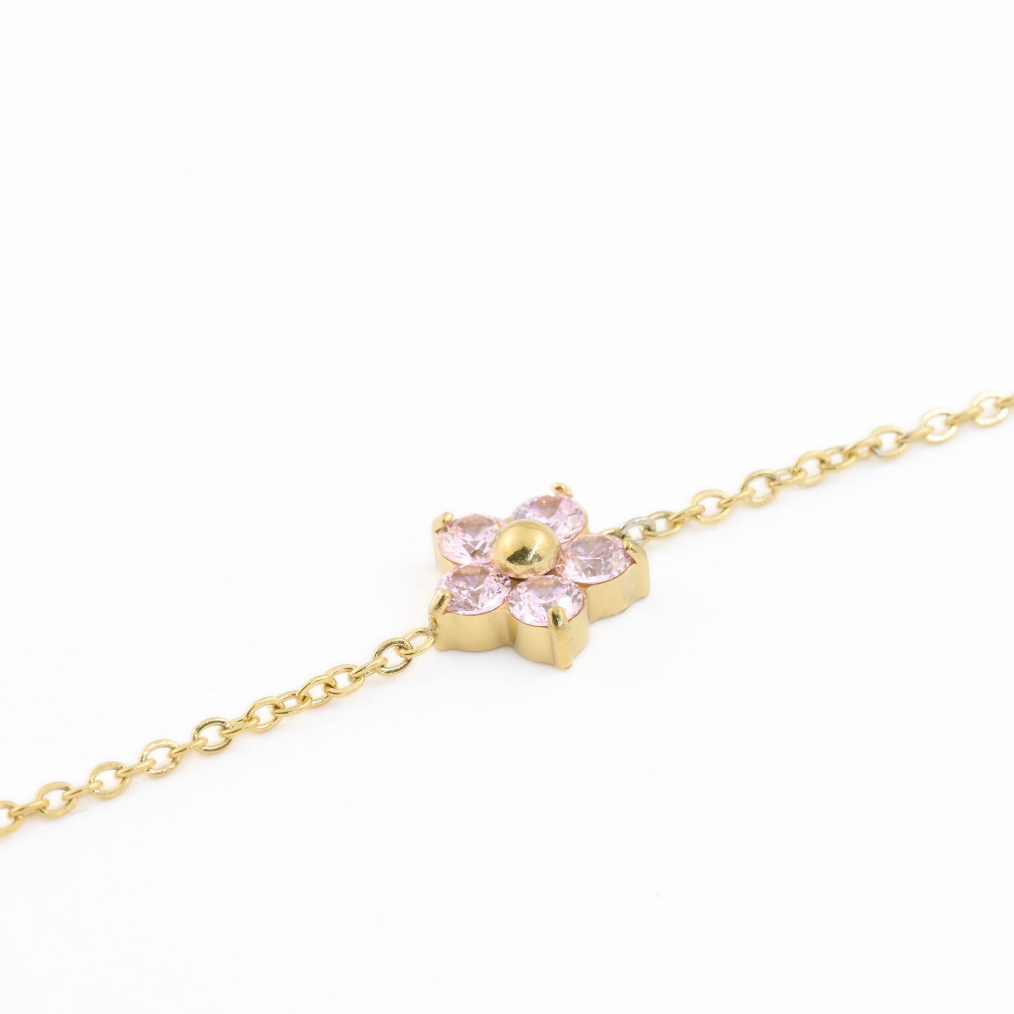 Diamond Flower Bracelet