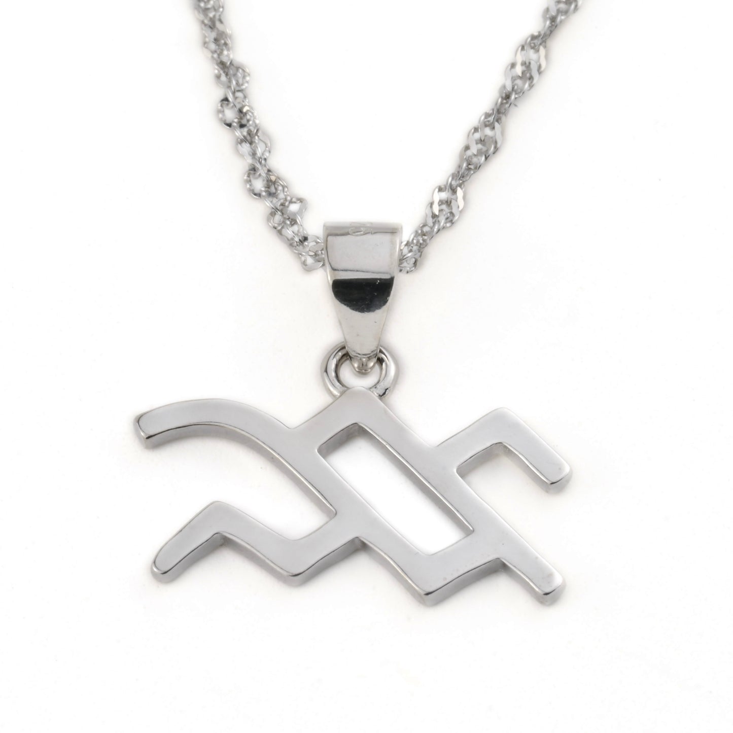 Silver Zodiac Necklace - Zodiac Pendant Necklace
