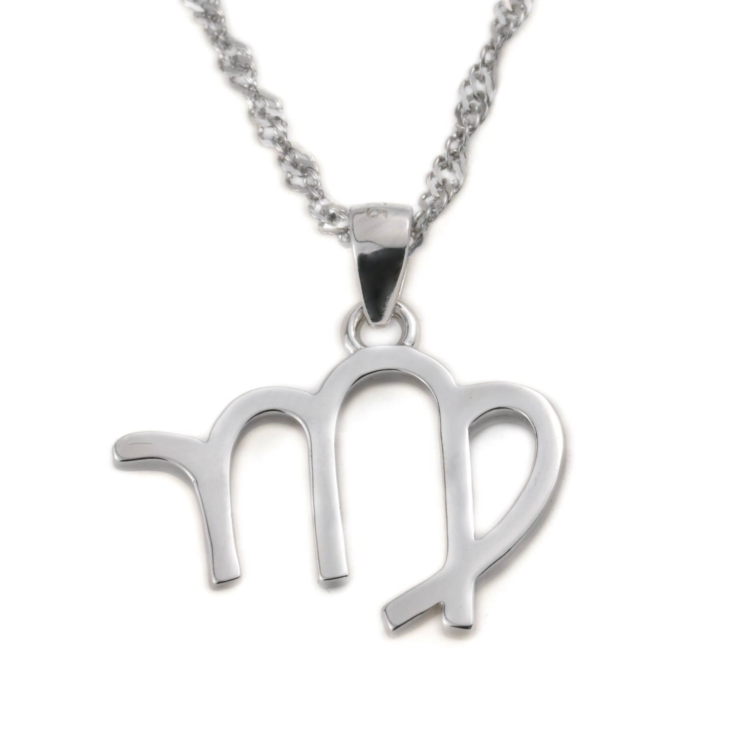 Silver Zodiac Necklace - Zodiac Pendant Necklace