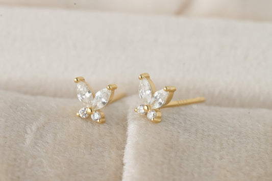Marquise Butterfly Studs