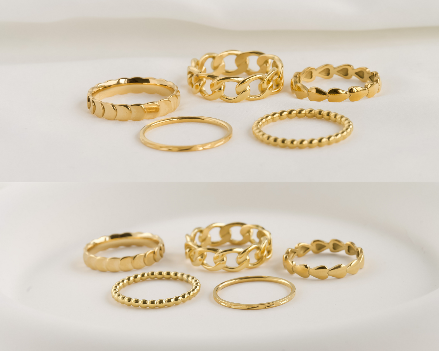 Dainty Gold Rings