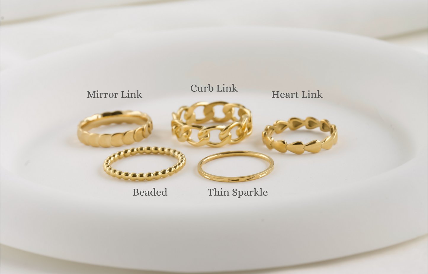 Dainty Gold Rings