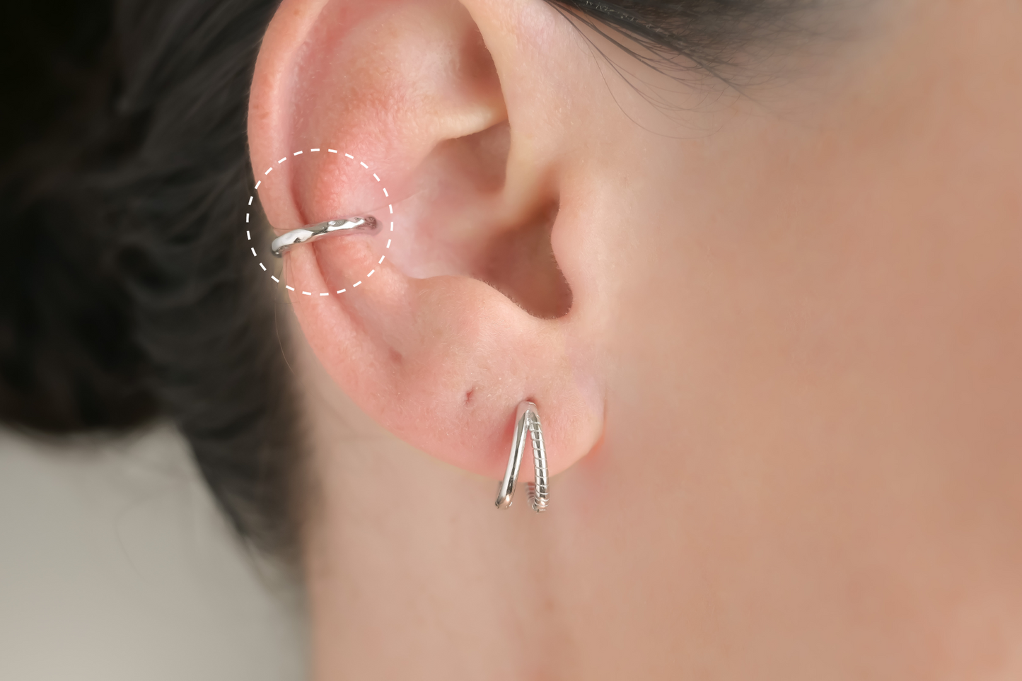 Curb Link Earring Set